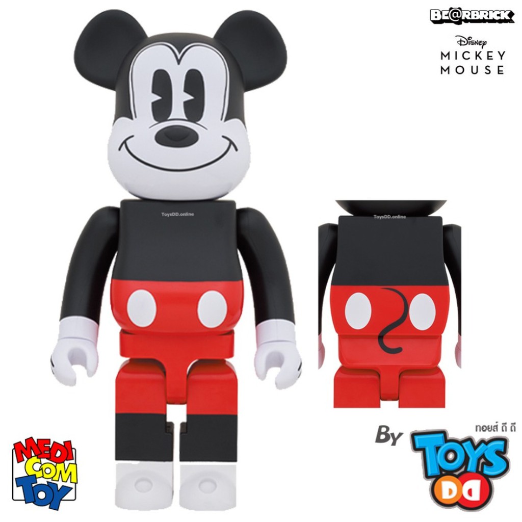 Be@rBrick Mickey Mouse (R&W 2020 Version) 1000% | Shopee Thailand