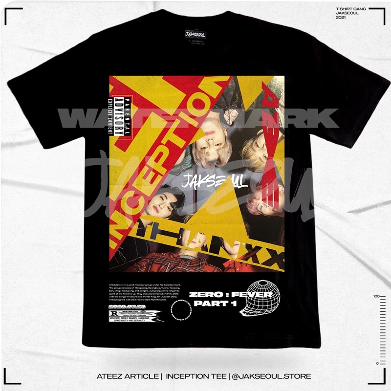 เสื้อยืด Ateez Inception โดย jakseoul
