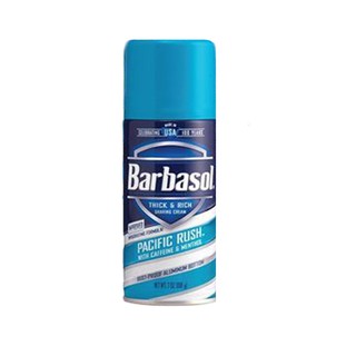 ครีมโกนหนวด Barbasol Pacific Rush (7oz.)สูตรพิเศษมีคาเฟอีนและเมนทอลผสมช่วยให้สดชื่นมีชีวิตชีวา