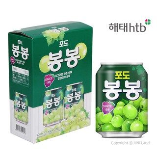 น้ำองุ่น โพโดบงบง 포도봉봉 Grape BongBong 238 ML. (1X12) Box.