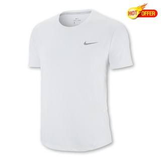 เสื้อวิ่งNikeของแท้!! รุ่นMiler Short-Sleeve Running Top (AJ8121-100)