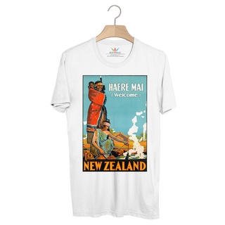 BP123 เสื้อยืด Retro City : New Zealand