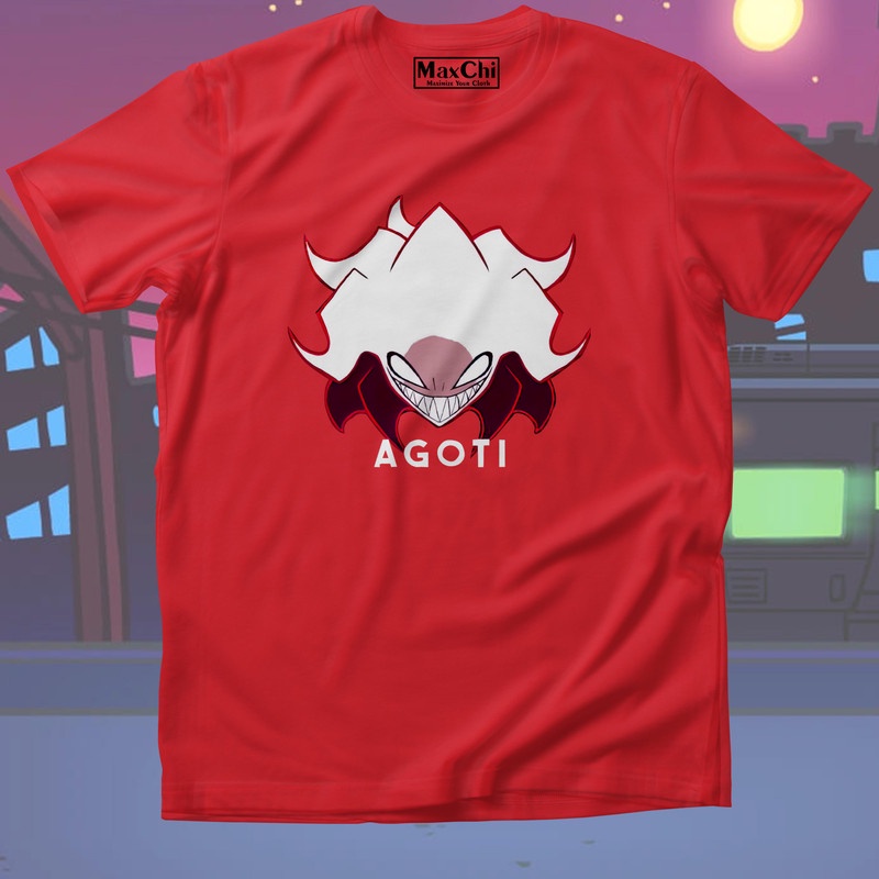 [MaxChi] Friday Night Funkin Agoti เสื้อยืดสีแดงสําหรับวัยรุ่นและผู้ใหญ่