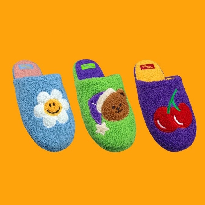Wiggle Wiggle Fleece Home Slipper รองเท้าแตะพื้นนุ่ม