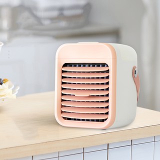 พัดลมไอเย็นพกพา เย็นสบาย Mini Air Conditioner Small Fan Portable Refrigeration Artifacto usb Charger