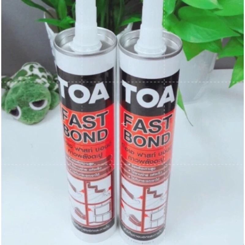 TOA FAST BOND(ถูกที่สุด) กาวพลังตะปู กาวตะปู ของแท้100% lot ใหม่ผลิตล่าสุดใหม่มากๆ เท่าที่มี ปืนยิงซิลิโคน thumbnail 5