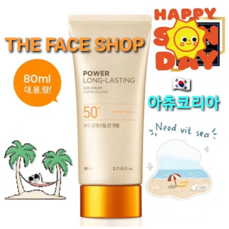 THE FACE SHOP (THE Face🌹 SHOP Power Long Lasting Sun Cream