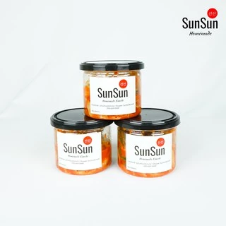 กิมจิโฮมเมด อร่อย!! 200 กรัม SunSun Homemade Kimchi กิมจิผักกาดขาว