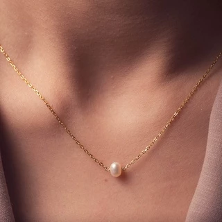 AURORA สร้อยคอมุกแท้ Bright Pearl Collection DNPL004