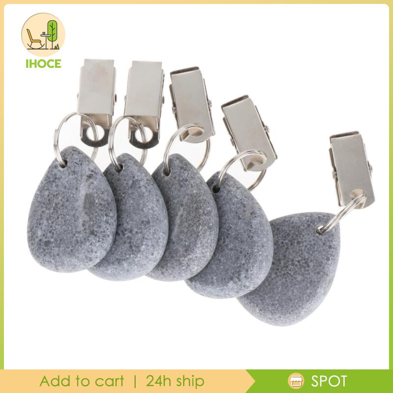 [Ihoce] 5x Heavyผ้าปูโต๊ะน้ําหนักTeardropตารางน้ําหนักตารางตกแต่งสําหรับกลางแจ้งDinning Roomครอบครัว,สวนเดินป่า