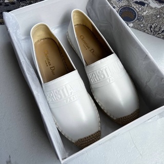 รองเท้า Dior canvas shoes Oblique 💛 หนังแท้