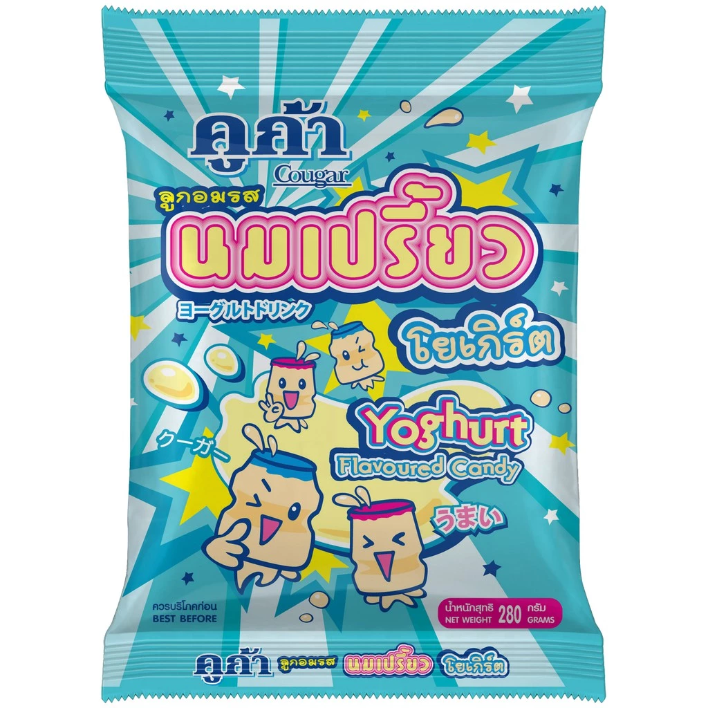 คูก้า - ลูกอมรสนมเปรี้ยวโยเกิร์ต (280 กรัม)