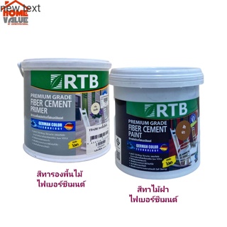 RTBสีทาไม้ฝาไฟเบอร์โปร่งแสง ขนาด3.785ลิตร