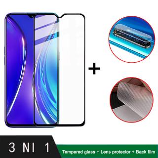 Realme XT คุ้มครองเต็มรูปแบบฟิล์มกระจกนิรภัย Realme U1 5 Pro X2 Pro 5i 3i 3 Pro RealmeX T RealmeU1ฟิล์มแก้วป้องกันหน้าจอ