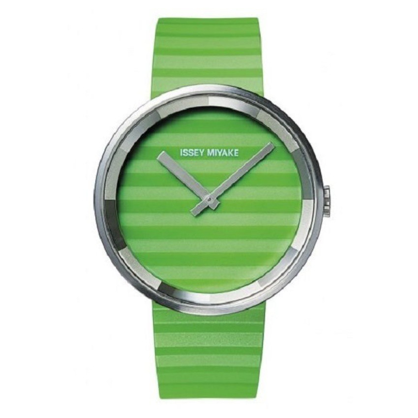 Issey Miyake นาฬิกาผู้หญิง รุ่น SILAAA04 (สีเขียว)