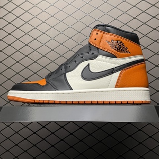 【ชุด Ljr 100%】LJR Jordan 1 Air Jordan 1 AJ1 รองเท้าบาสเก็ตบอล ข้อสูง สําหรับผู้ชาย 555088-005