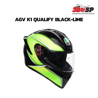 หมวกกันน็อค AGV K1 #14 QUALIFY BLACK/LIMEส่งฟรี !!