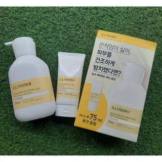 โลชั่น ILLIYOON Fresh Moisture Body Lotion 350mL+75mL Special Set