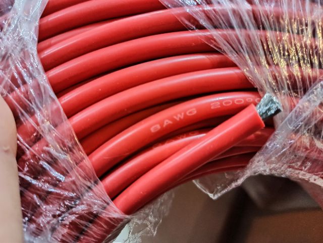 8AWG สีดำ/สีแดง สายไฟซิลิโคน ( พร้อมส่งในไทย ไม่ต้องรอนาน ) ราคา ถูกที่สุด ดีลบีเคเค แกลเลอรีภาพที่ 3