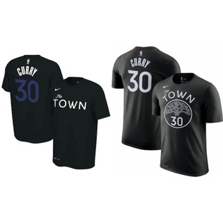 เสื้อยืดพิมพ์ลายแฟชั่นเสื้อยืด Nike Nba Gametime The Town 30 สําหรับเล่นกีฬาบาสเก็ตบอล