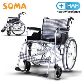 รถเข็นผู้ป่วย Soma Champion 150.2 F22 Wheelchair Hospital วีลแชร์ รถเข็น รถเข็นผู้สูงอายุ พับได้ รถเข็นผู้ใหญ่ วิลแชร์ผู้ป่วย