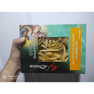 มายช้อยส์พาสต้าเฟตตูชินี่ไข่ 500กรัม My Choice Pasta Fettuccine with Egg 500g.