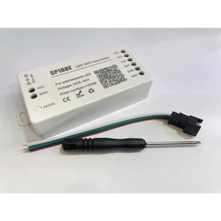 SP108E LED WI-FI controller DC5-24V อุปกรณ์ควบคุมไฟ LED แบบไร้สาย สำหรับ 2811-2812