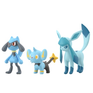 [Direct from Japan] Pokemon Scale World Sinnoh Region Vol.2 Riolu Shinx Glaceon 1/20 Scale Japan NEW