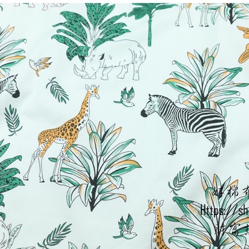 ผ้าคอตตอน 100% ทอทวิล ผ้าเมตร หน้ากว้าง 1.60 เมตร  พิมพ์ลายคริสต์มาส สัตว์ ดอกกุหลาบ