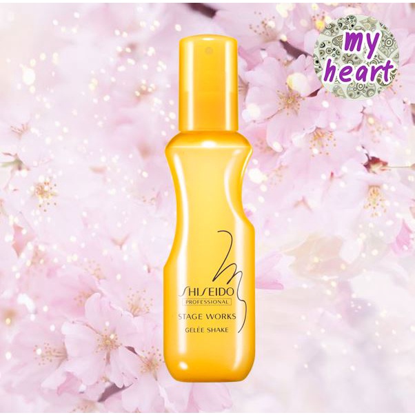 Shiseido Stage Works Gelee shake 150ml ชิเซโด้ สเตจ เวิร์ค เจลี่เชค กระชับลอนผมดัด จับลอน