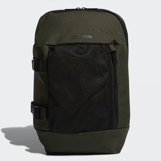 🎒รหัส DW9076 กระเป๋าคาดอก (Crossbody Bag) ยี่ห้อ adidas สีเขียวขี้ม้า ของแท้ 💯% ราคา 600 บาท🎒