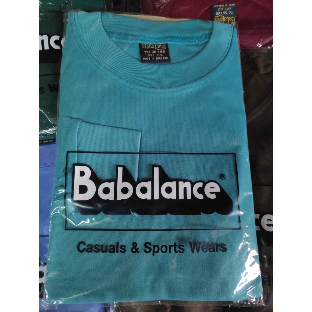 เสื้อคนงานคอกลมแขนยาว เป็นเสื้อฟรีไซส์ รอบอก 42 นิ้ว ยี่ห้อBabalance