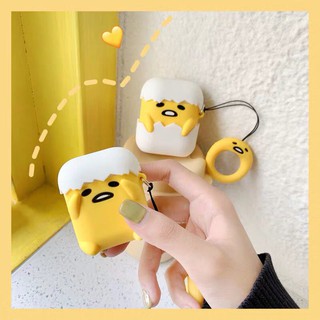 เคสสำหรับAirpods ไข่ขี้เกียจสีละมุนมาก น่ารักที่สุดสำหรับ Airpods 1/2และ tws i12 / i11 / i9s / i13 / inpods12(มีแค่เคส)