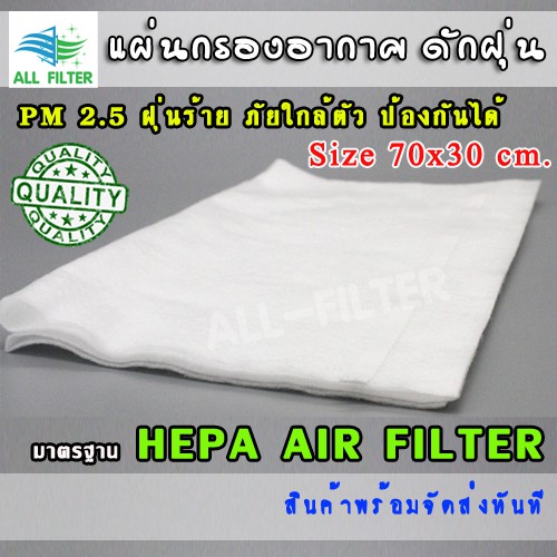 ✔ถูกและดี✔ PM2.5 HEPA Air Filter แผ่นกรองอากาศ กรองแอร์บ้าน ฟอกอากาศ ดักฝุ่น กันฝุ่น ควัน ไรฝุ่น กรองเอนกประสงค์ งาน DIY