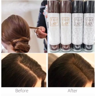 Top lady Hair Color Spray ท๊อปเลดี้ สเปรย์ปิดผมขาวชั่วคราวจากญี่ปุ่น