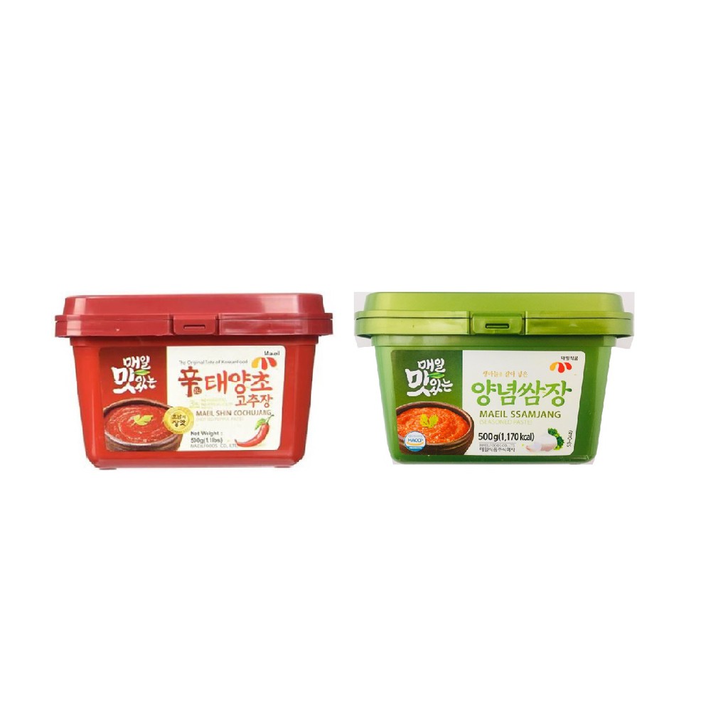 Maeil Shin Gochujang & Ssamjang [500 g.] :: โกชูจังซอสพริกแกงเกาหลีและซัมจังซอสพริกกระเทียมจากประเทศเกาหลี