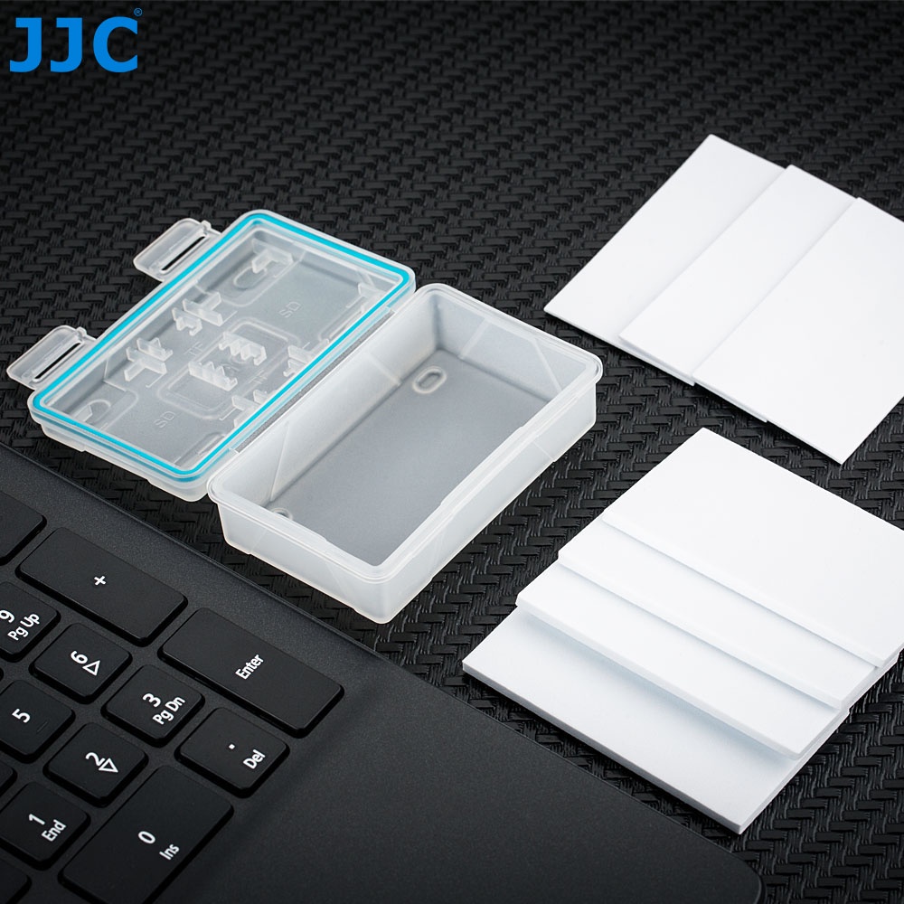 JJC BC-5 เคสแบตเตอรี่ 2-in-1 พร้อมช่องเสียบการ์ดหน่วยความจำเสริมสำหรับการ์ด SD SDHC SDXC 2 MSD Micro SD TF สำหรับ Olympus BLS-5 BLN-1, Fujifilm NP-W126 NP-W126S Sony NP-FW50 แบตเตอรี่