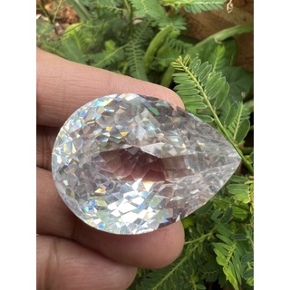 cubic zirconia Pear shape 268 carats 40x30mm  1 pieces