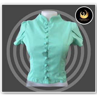 เสื้อมอญประยุกต์ แขนกลีบบัว