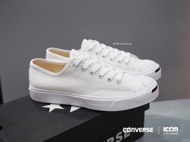 Converse Jack Purcell OX - White #พื้นสีขาว #แท้พร้อมถุงShop