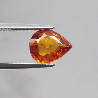 พลอย โกเมน สีส้ม สเปสซาไทท์ การ์เน็ต ธรรมชาติ แท้ ( Natural Spessartite Garnet ) หนัก 3.00 กะรัต