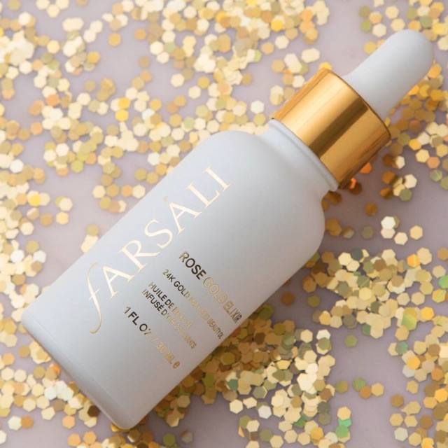 ✅✅ พร้อมส่ง ✅✅ Farsali  Rose Gold Elixir 24K Gold Infused  Beauty Oil