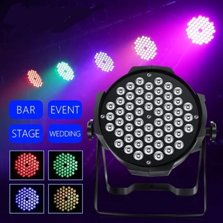 🔥ไฟพาร์🔥ไฟเวที🔥 ไฟปารตี้🔥 PAR 54 x3W RGB LED Aluminum Par Stage Effect Lighting 54 x 3W LED 162 Watt RGB PAR 54 DMX512