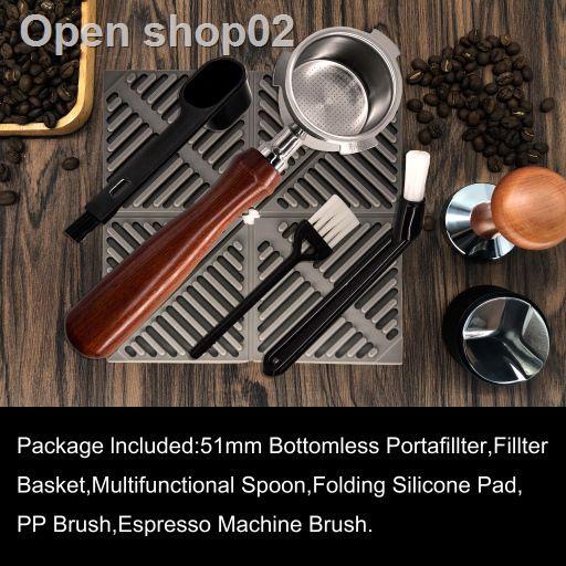 📣ส่วนลด 50%📣♞₪✇✽■💎NEOUZA 51mm  (3 หูและ 2 หู) สูท ก้านชงกาแฟ ด้ามชงกาแฟ หัวชงกาแฟ Bottomless Portafilter Fillter Bask
