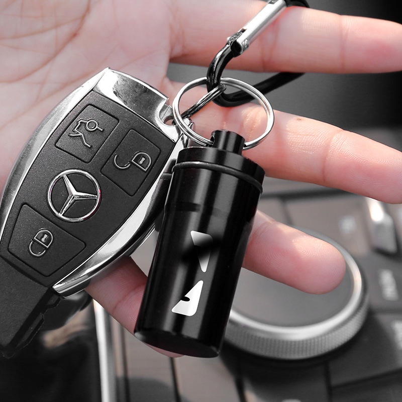 พวงกุญแจ ที่เขี่ยบุหรี่ ยา โลหะ อลูมิเนียม ขนาดเล็ก แบบพกพา สําหรับรถยนต์ - รูปที่ 4