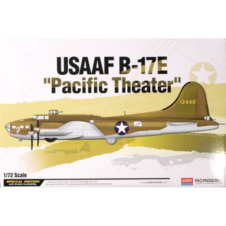 โมเดลเครื่องบินจำลอง Academy ขนาด 1/72 AC12533 B-17E Flying Fortress Pacific Theater