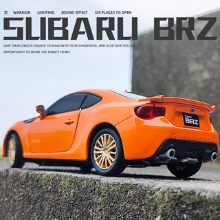 1:32 Subaru 2019 BRZ โมเดลรถยนต์ของเล่น เปิดได้ สําหรับเด็ก