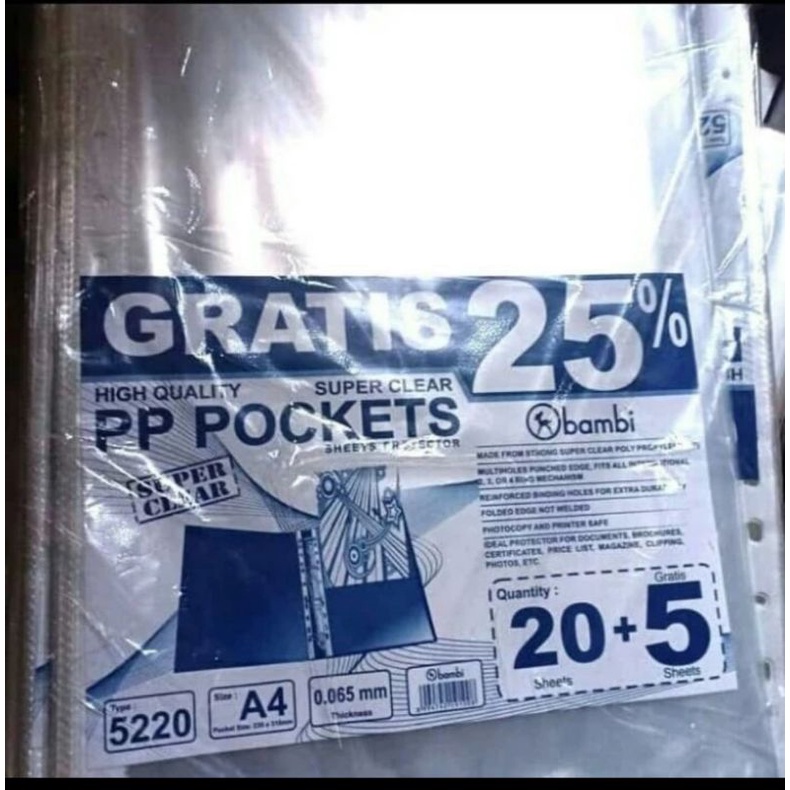 กระเป๋า PP.bambi.5220.size.A4