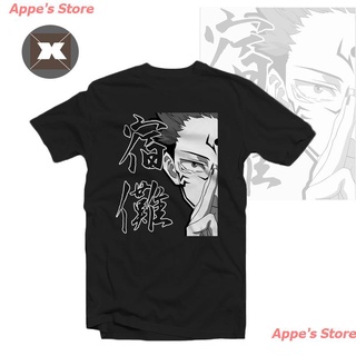 Appes Store 2021 Jujutsu Kaisen - Ryomen Sukuna เสื้อยืดลําลองสําหรับ Unisex แขนสั้นคุณภาพสูงขนาดพลัส เสื้อยืดอนิเมะญี่