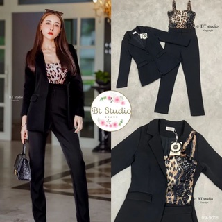 Set Blazer+Bodysuit+กางเกงขายาว